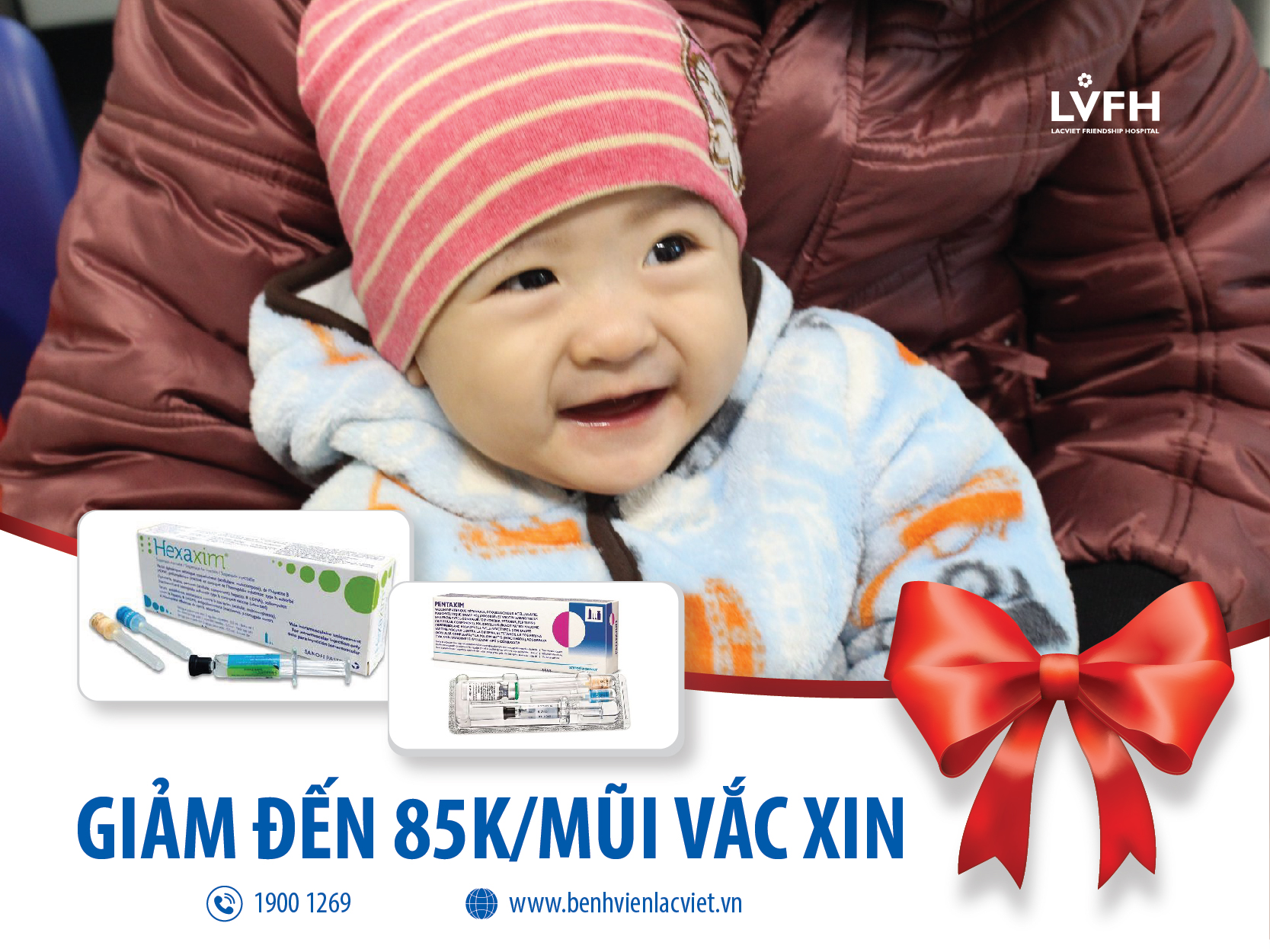 Khuyến mãi lớn: Giảm giá vắc xin 5in1 và 6in1 cho bé