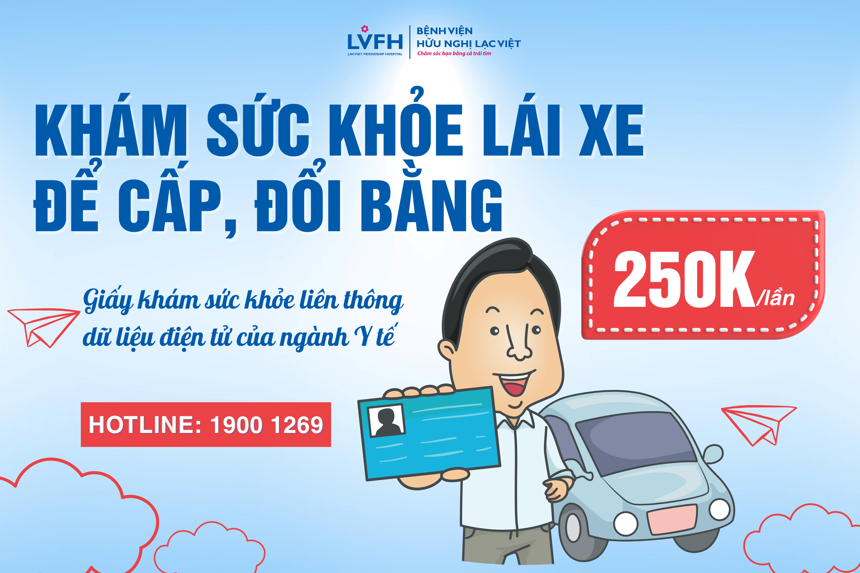 Khám sức khỏe lái xe để cấp đổi bằng