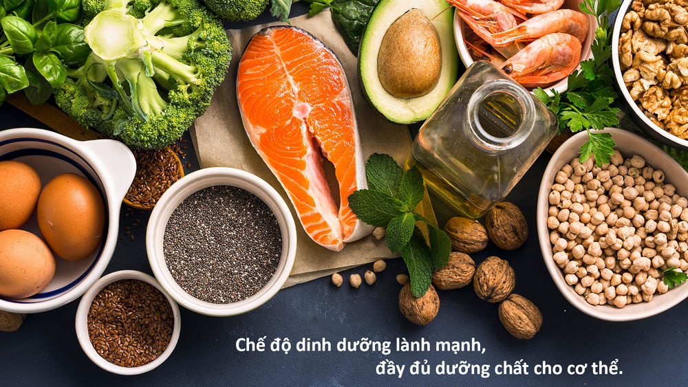 Chế độ dinh dưỡng lành mạnh, đầy đủ dưỡng chất giúp cơ thể khỏe mạnh là một cách phòng ngừa bệnh đột quỵ hiệu quả