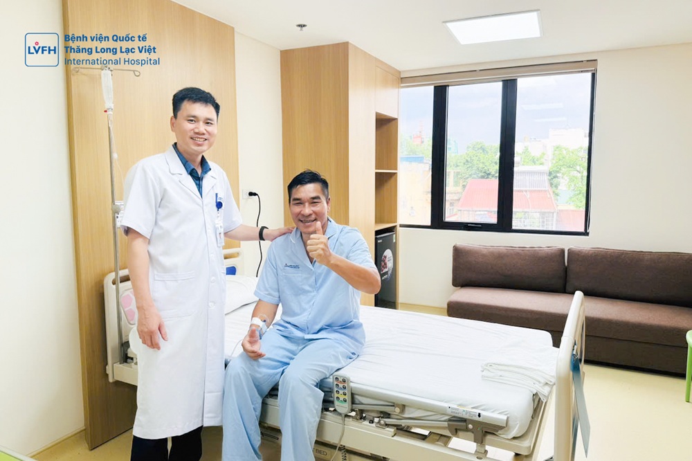 Sau 4 ngày điều trị, chú H. đã được xuất viện.